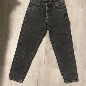 Zara Black Denim Trousers